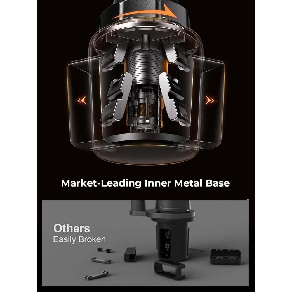 ​​Upgraded Cup Phone Holder​​ – 360° Adjustable Fits All 4-7" Phones in Cars Golf Carts & Cradles Universal Car Mount.Car Holder