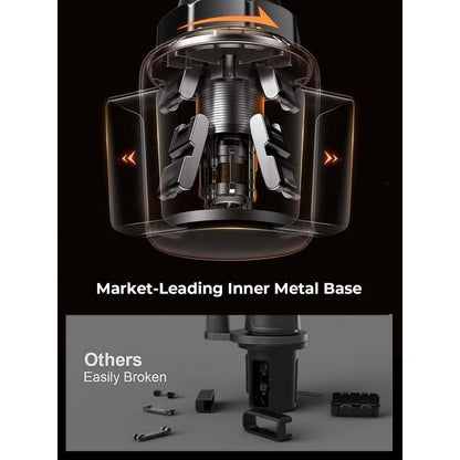 ​​Upgraded Cup Phone Holder​​ – 360° Adjustable Fits All 4-7" Phones in Cars Golf Carts & Cradles Universal Car Mount.Car Holder